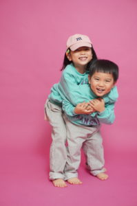 子供二人