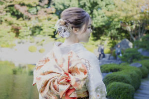 成人式の女性