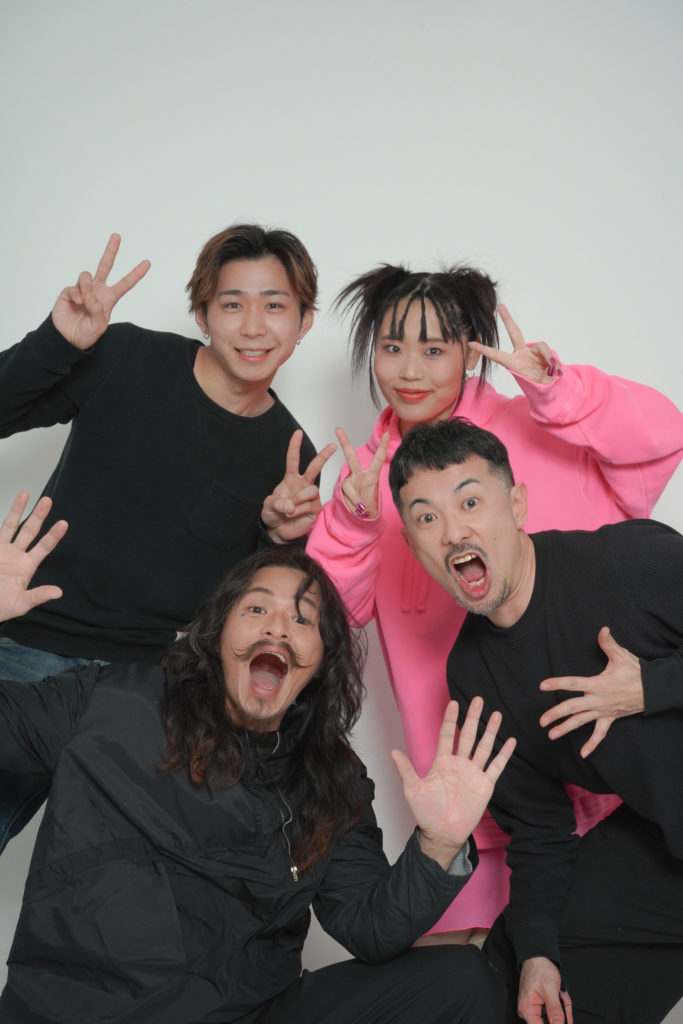 Studio FictionのふたりとYouTuberひよゴンさんと男性
