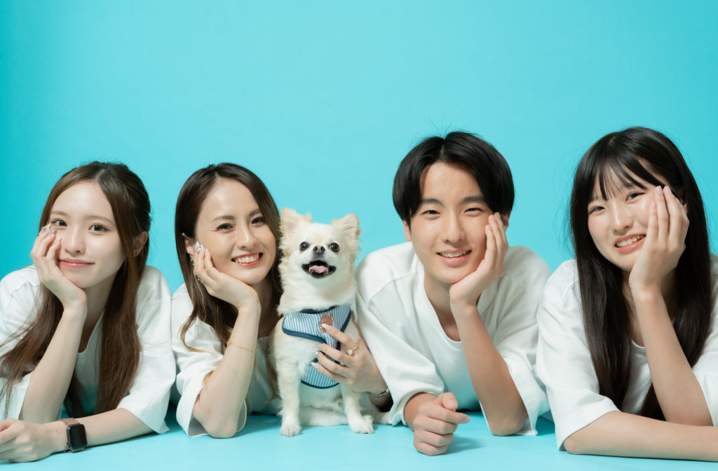 ミカさんファミリーの家族写真