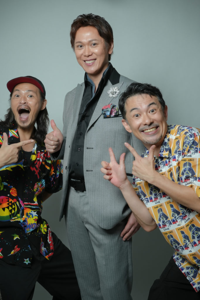 演歌歌手の大地あきおさんとStudio Fictionのふたり