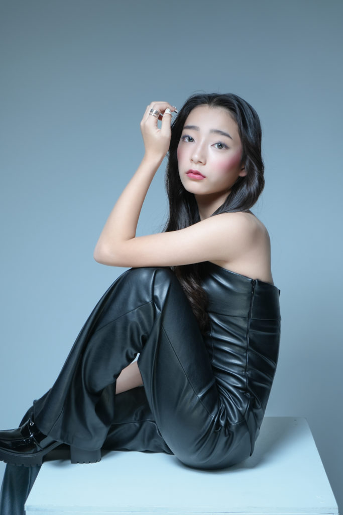 キッズモデルの毛利蘭さん