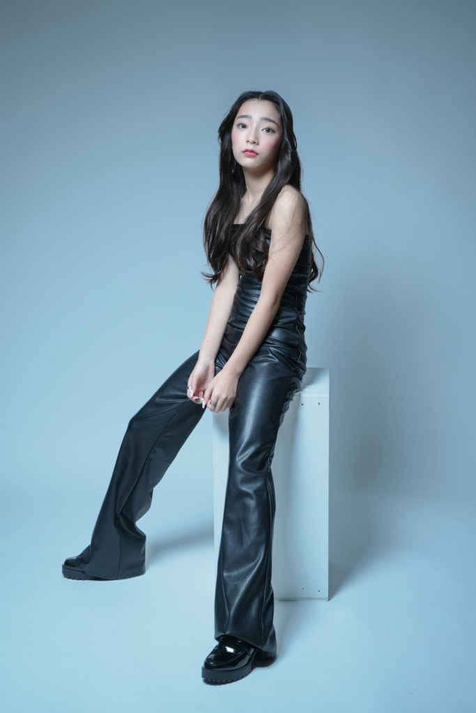 キッズモデルの毛利蘭さん