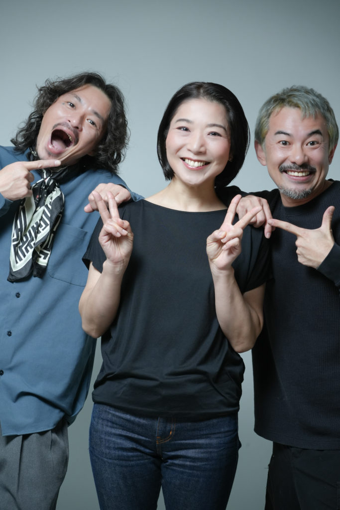 セラピストの今任さんとStudio Fictionのふたり
