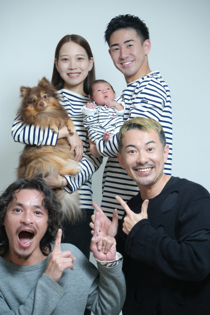 時松ファミリーとStudio Fictionの二人