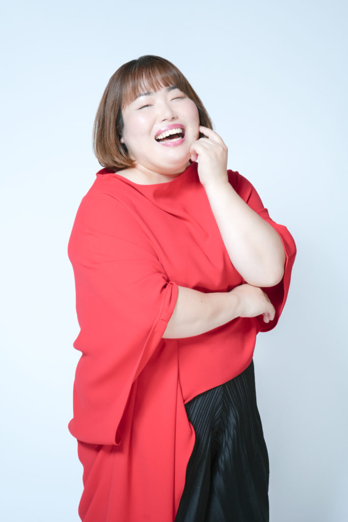 マリンバ奏者の池田祐子さんの宣材写真