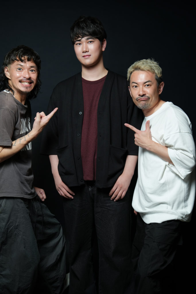 一暉さんとStudio Fictionの二人の写真