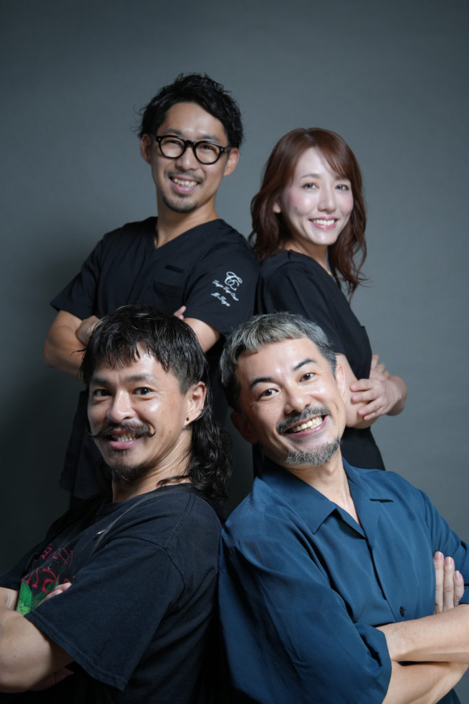 遠矢クリニックのドクターふたりとStudio Fictionのふたり