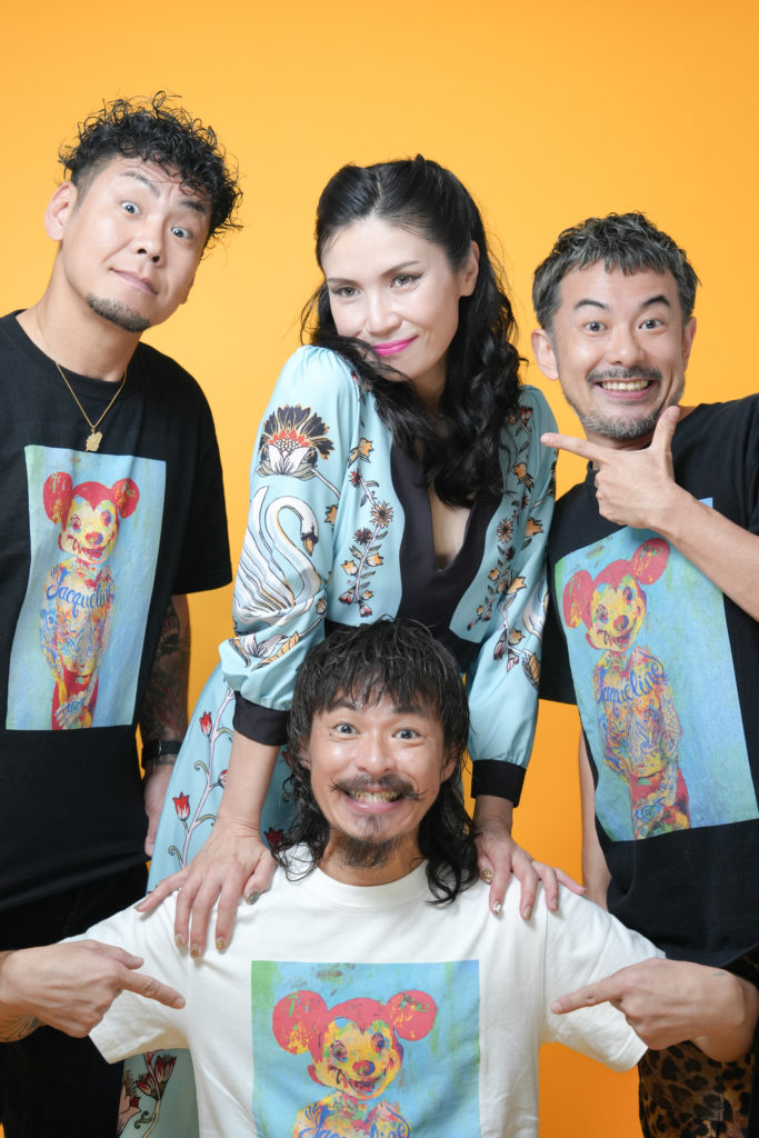 ミキさんとヒデさんとStudio Fictionのふたりの写真