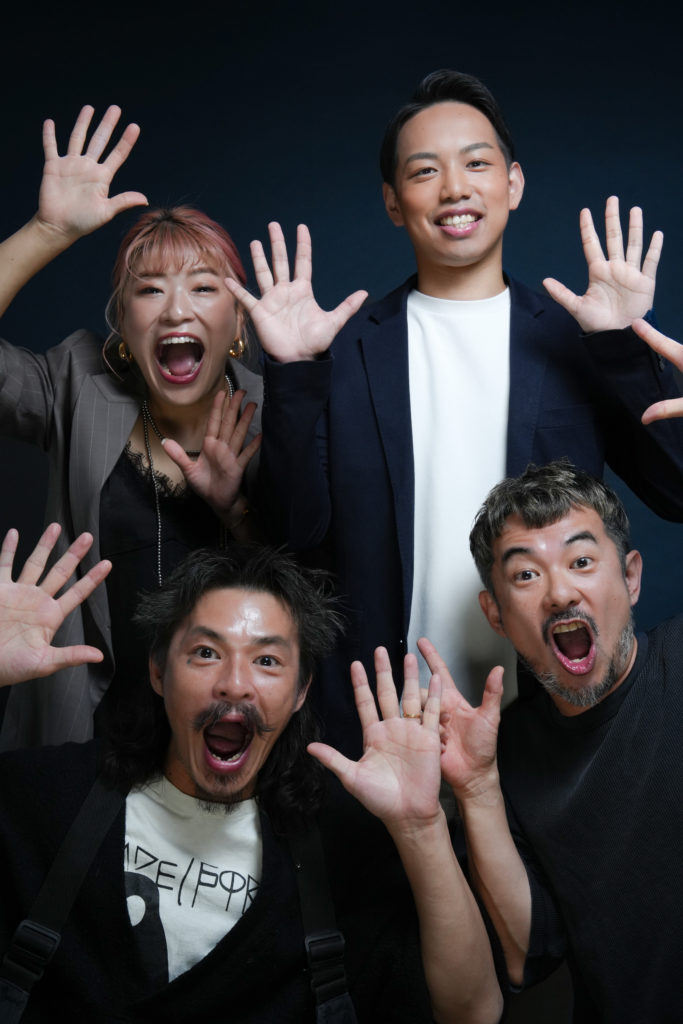 こうたさんとゆりさんとStudio FIctionのふたり