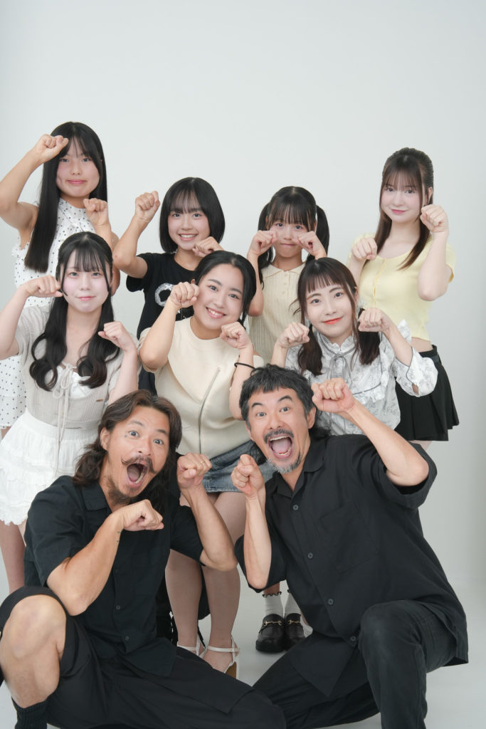 ASOBINEXTのアイドルの子達とStudio Fictionのふたり