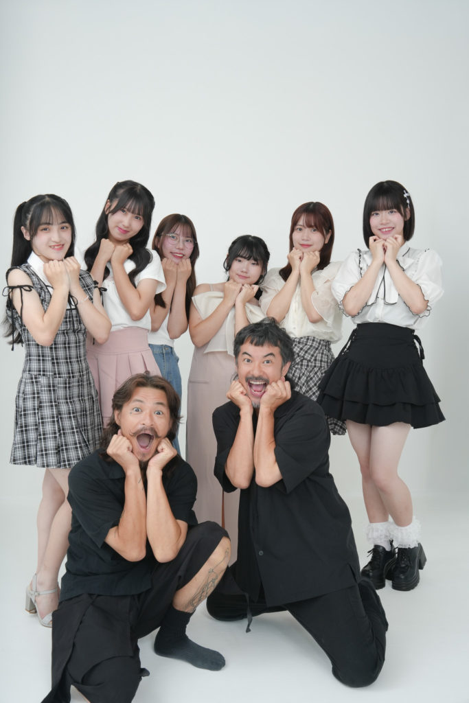 ASOBINEXTのアイドルの子達とStudio Fictionのふたり